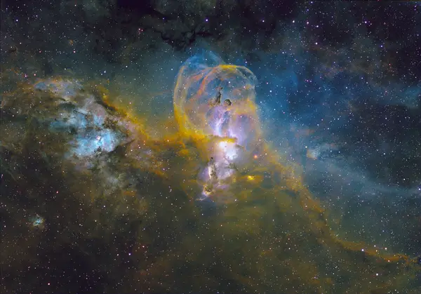 NGC 3576 - Nebulosa Statua della Libertà